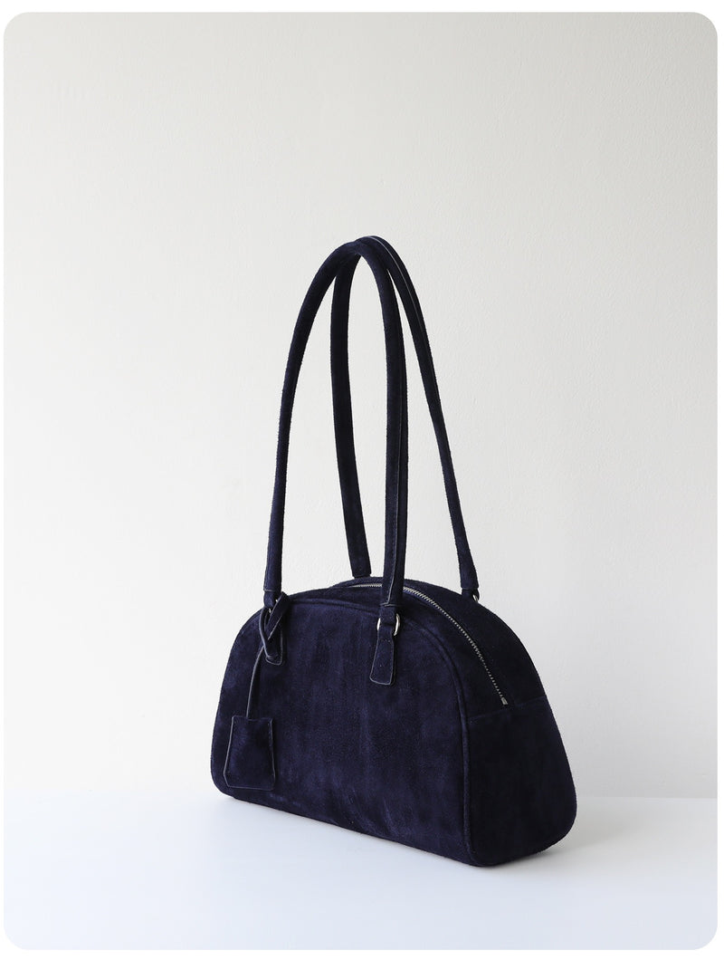 Nubuck Leather Bag | Luna Shell