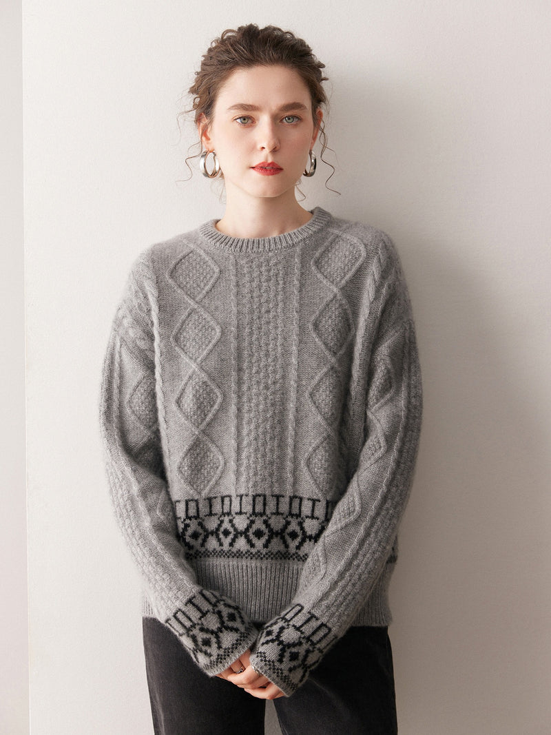 Cable-Knit Cashmere Sweater | Clara