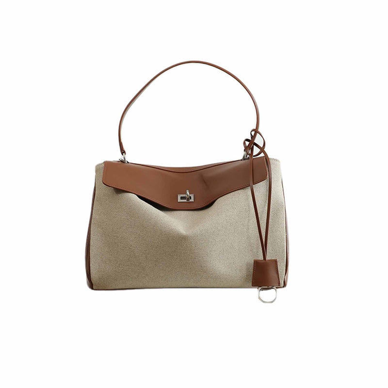 Canvas bag with cowhide leather | massif