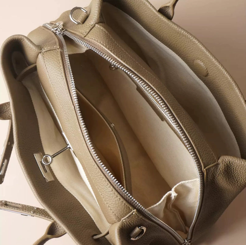 Full-Grain Leather Bag |  The Harper
