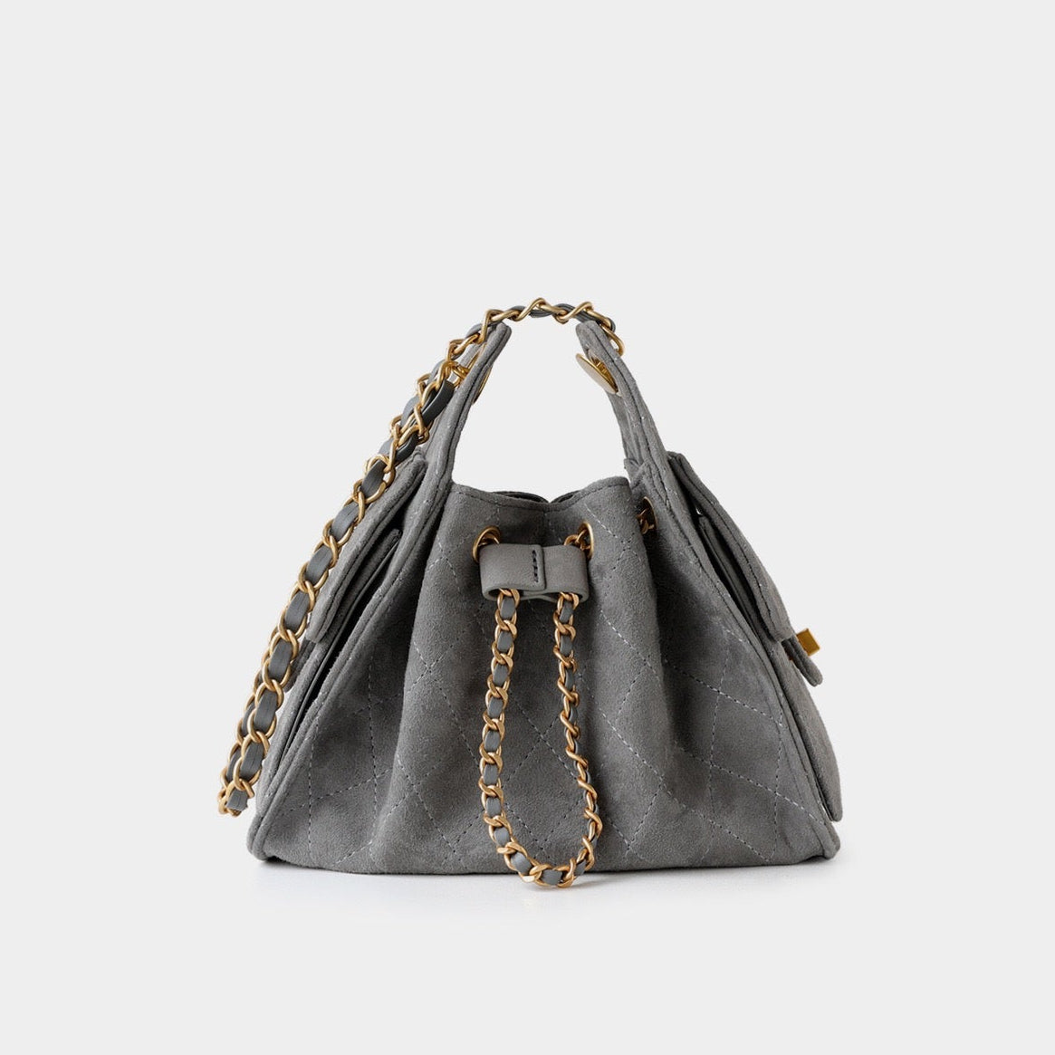 Suede Lambskin Chain Bag | Solea