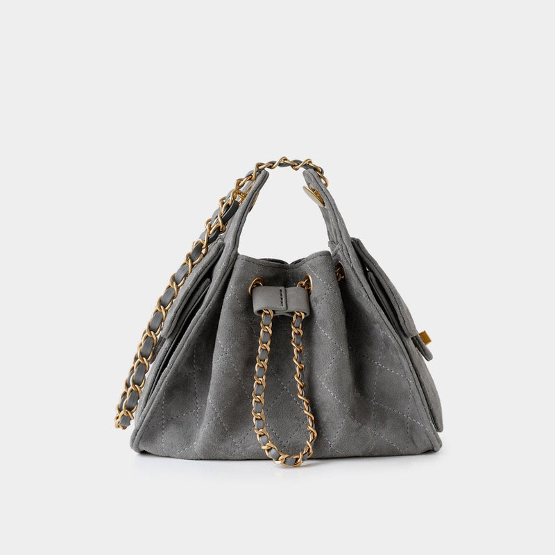 Suede Lambskin Chain Bag | Solea