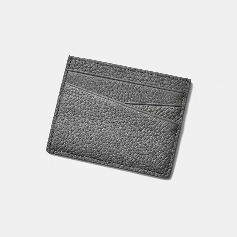 Genuine leather card pocket