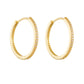925 Sterling Silver earrings |  18K gold plated | Solar ring