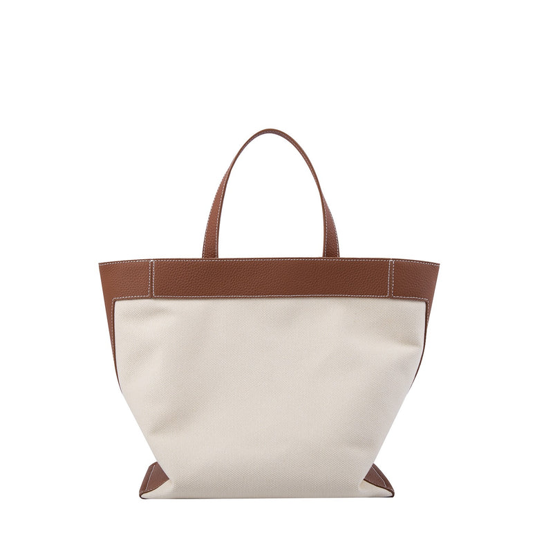 Full-Grain Leather and Canvas Bag | Simple Apple