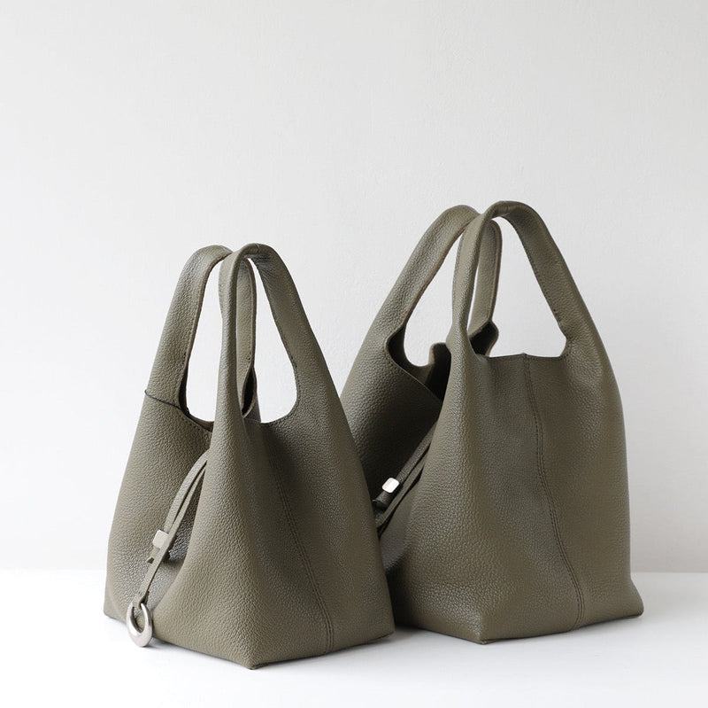 Full-Grain Lamb Leather Bag | Luna Ring