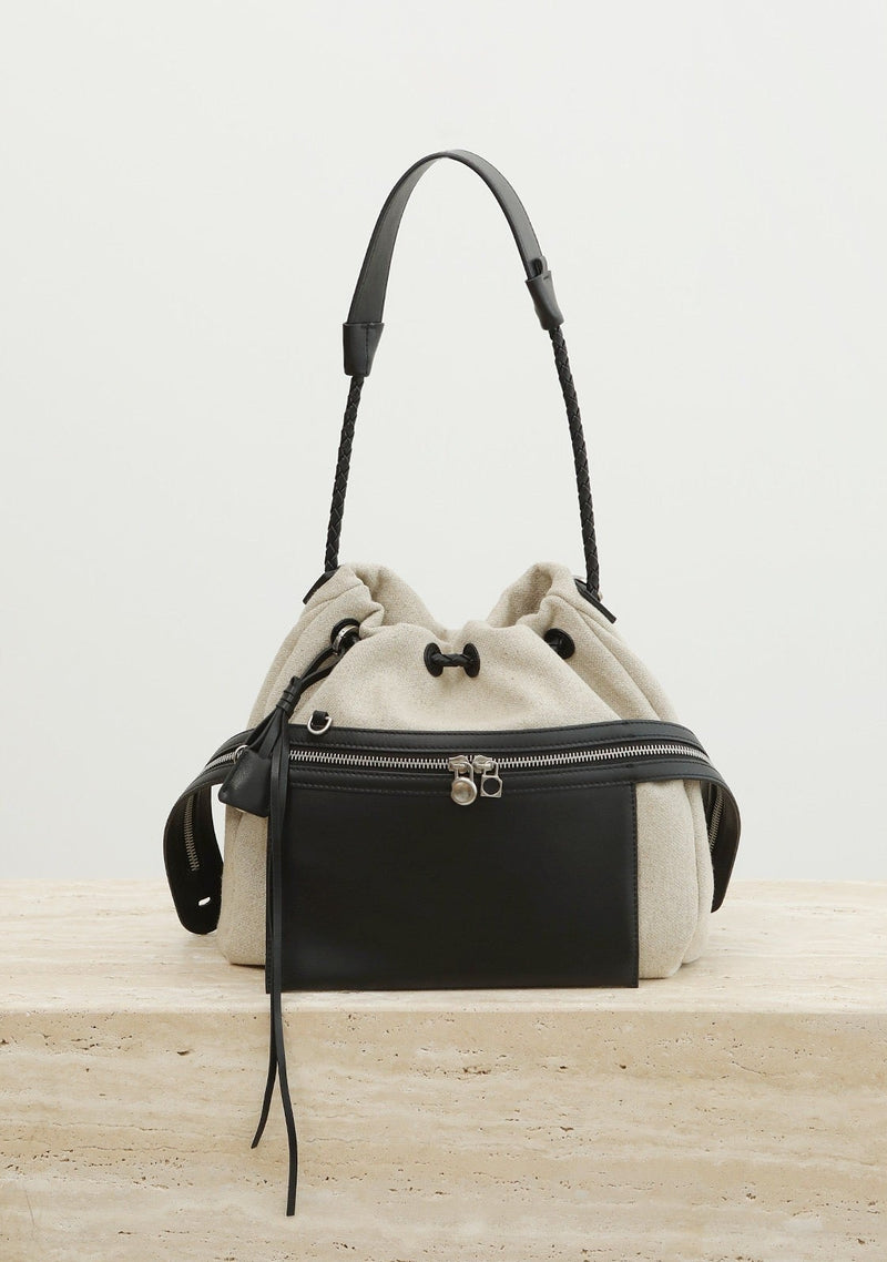 Linen Canvas and Full-Grain Leather | Envelope