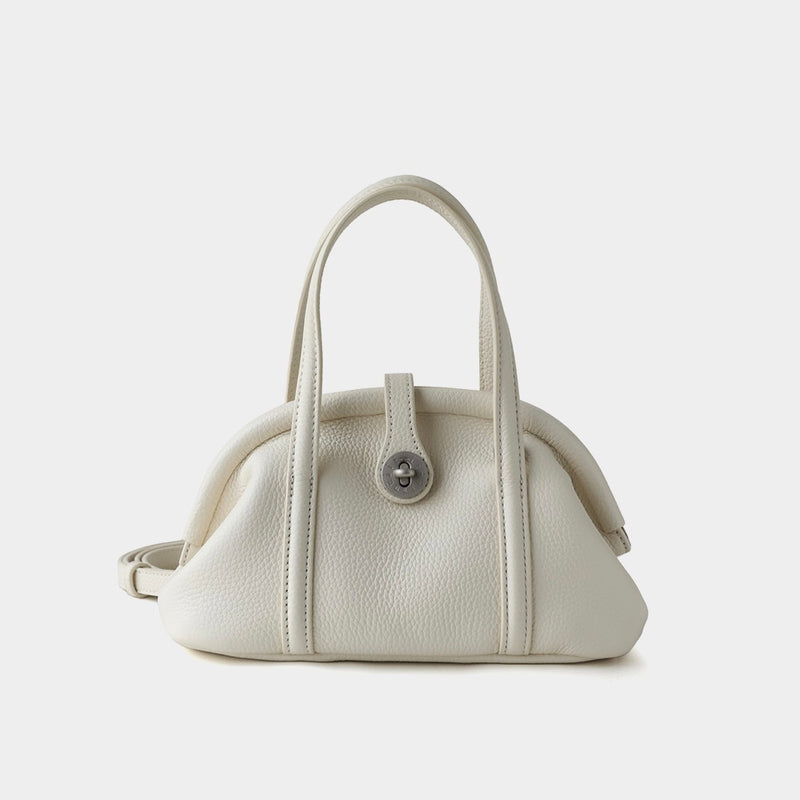 Full-Grain Leather Bag | Sea shell