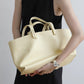 Leather Tote Bag |  Full-Grain Cowhide Work Bag | Lighting