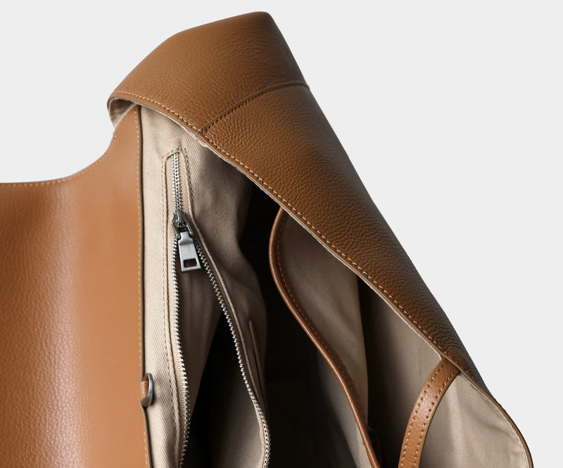 Full-Grain Leather Bag | Alba