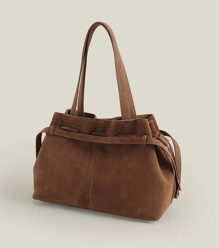 Designer Series | Full-grain leather | Terra Suede Bag