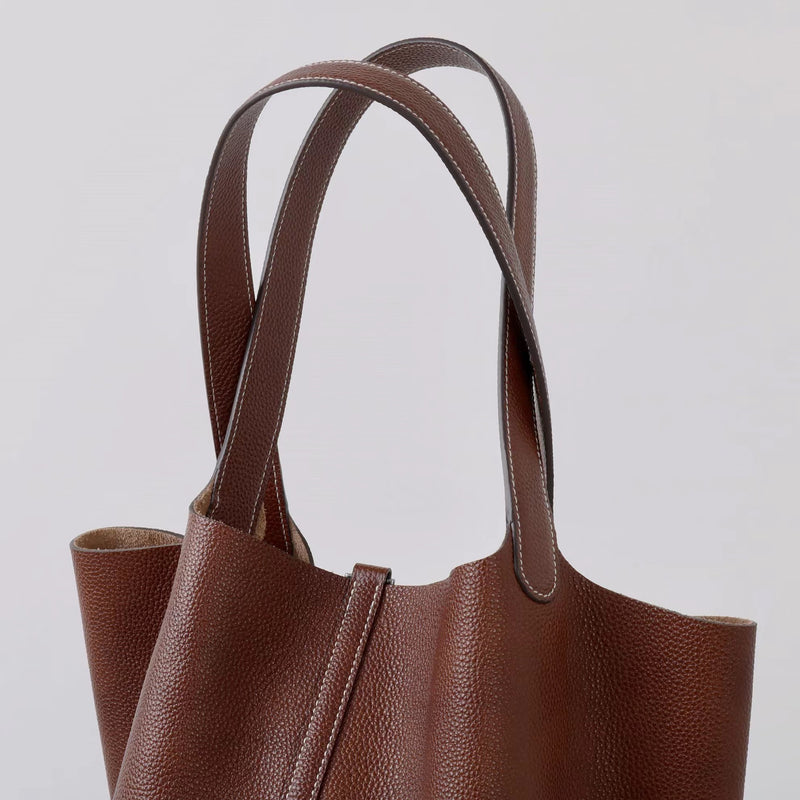 Full-Grain Leather Bucket Bag | Energy