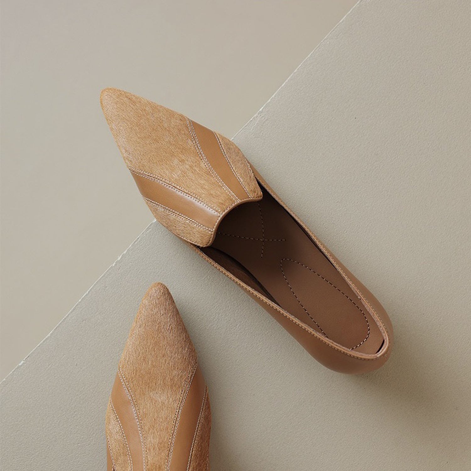 Leather shoes