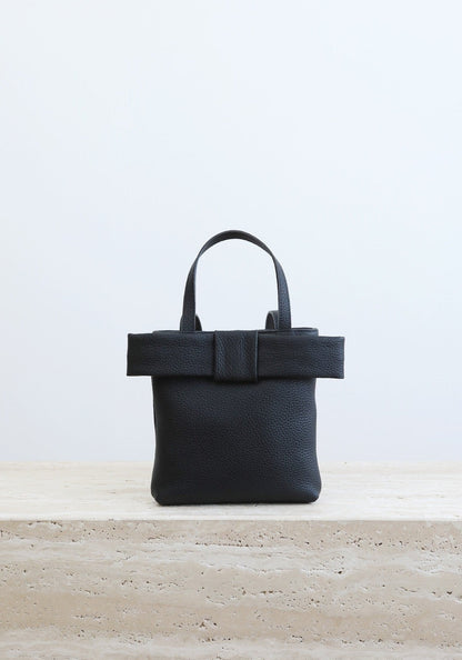 Full-Grain Leather Bag |  Bow Crossbody Bag | Roselle