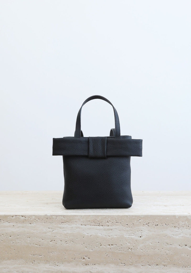 Full-Grain Leather Bag |  Bow Crossbody Bag | Roselle