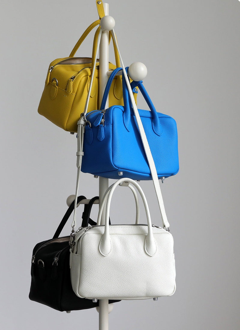 Full-Grain Leather Bag | Boston Bag | Prism