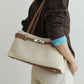 Linen Canvas and Full-Grain Leather | Dune