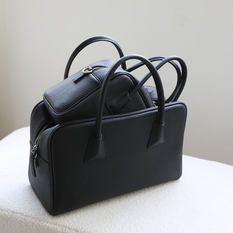 Full-Grain Leather bag | Boston 2# | L and S Size