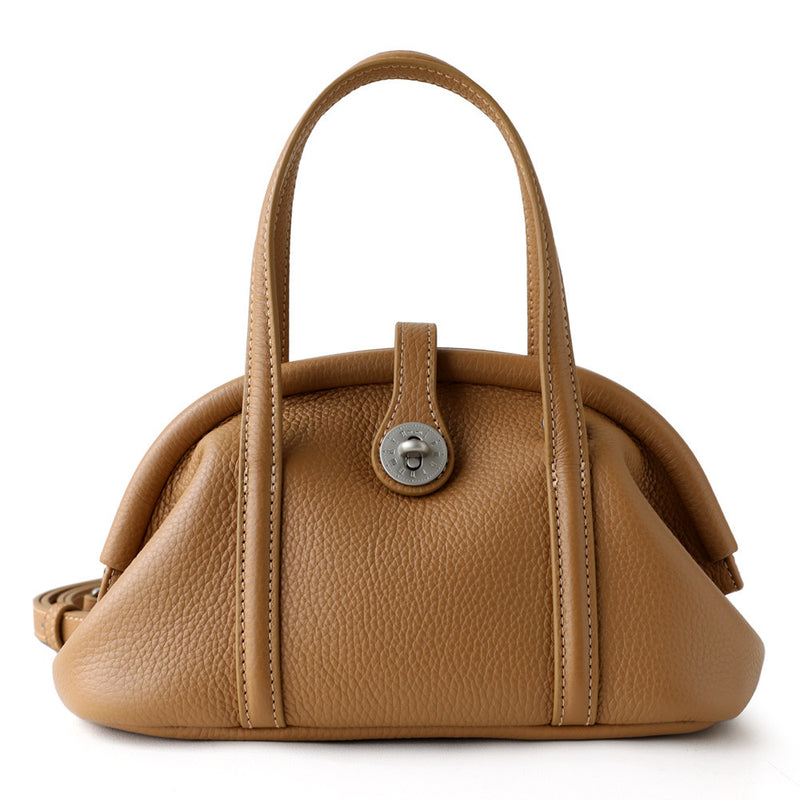 Full-Grain Leather Bag | Sea shell