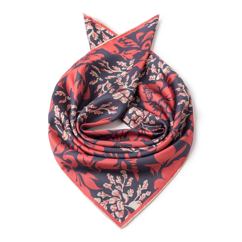 Twill Silk scarf | The Red and the Black