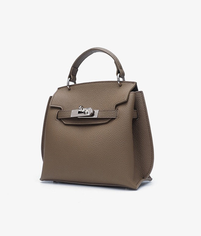 Full-Grain Leather  bag | First record-mini