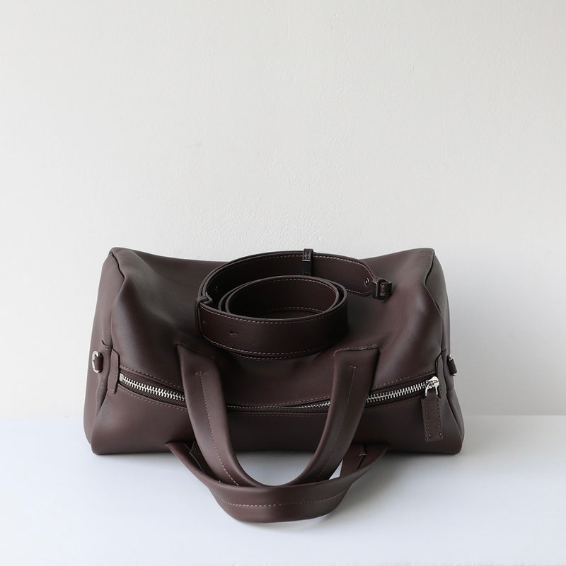 Full-Grain Leather Bag | Maison Boston