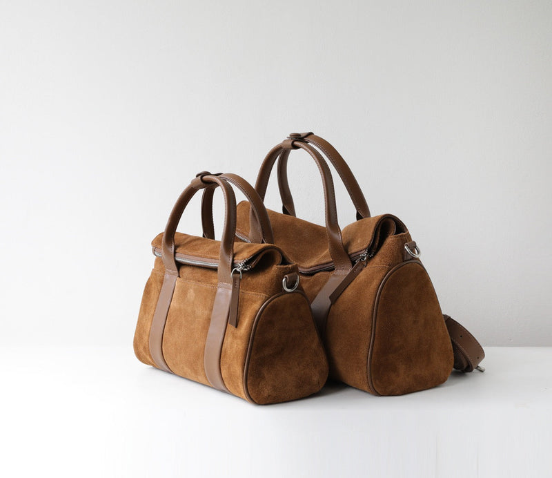 The Sawyer｜Suede bag  | Full-Grain Leather Bag