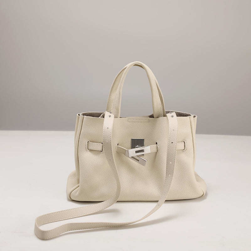 Full-Grain Leather Bag | Clouds