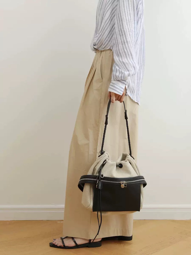 Linen Canvas and Full-Grain Leather | Envelope