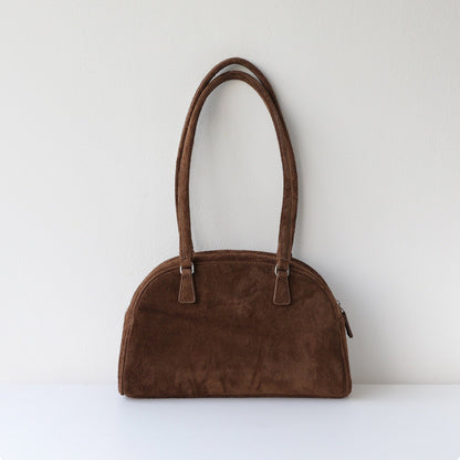 Nubuck Leather Bag | Luna Shell