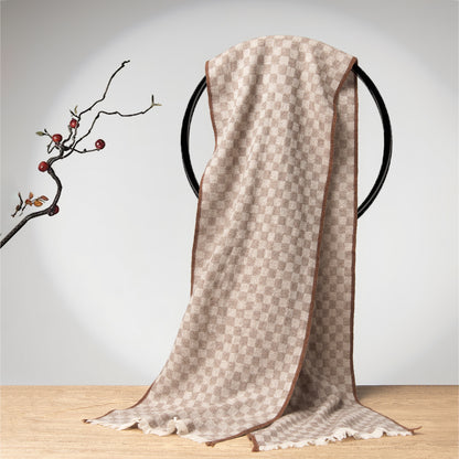 Cashmere scarf | Chessboard Queen