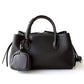 Full-Grain Leather bag | All black