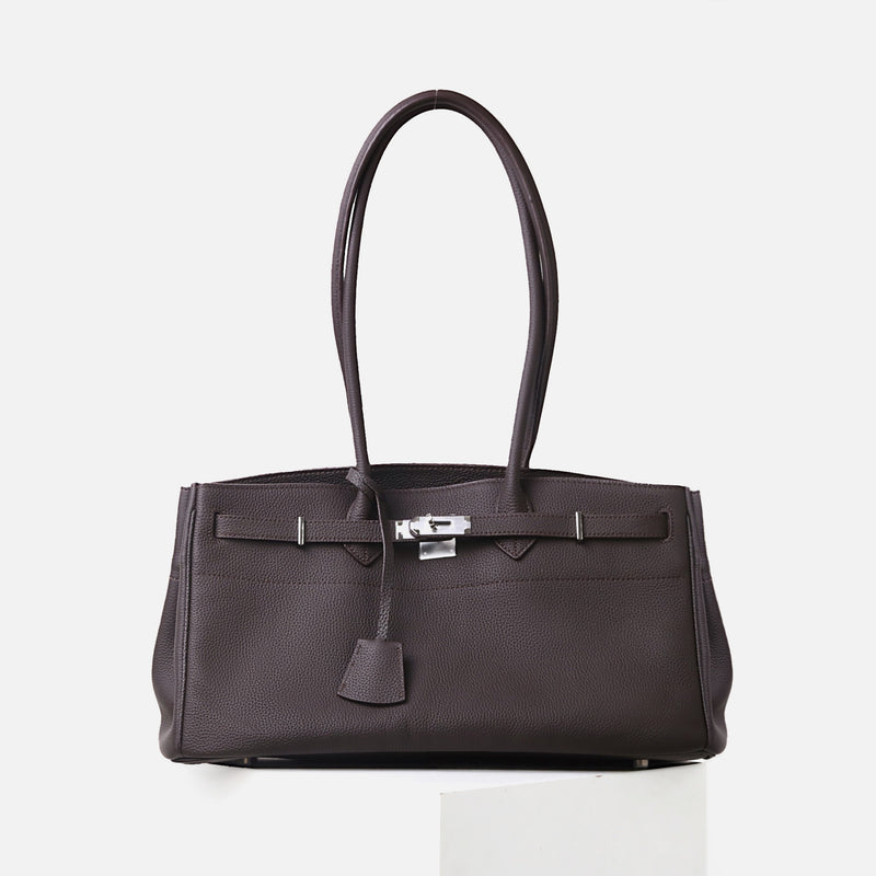 Forever classic 3# | Leather tote for Work |  Full-Grain Leather Bag