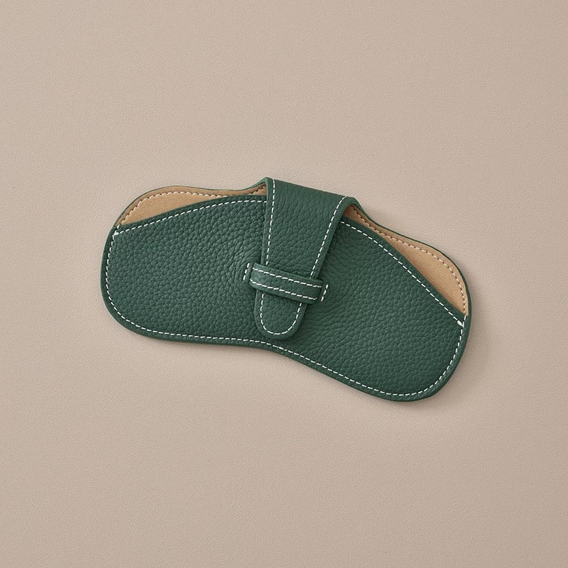 Full-Grain leather Glasses case