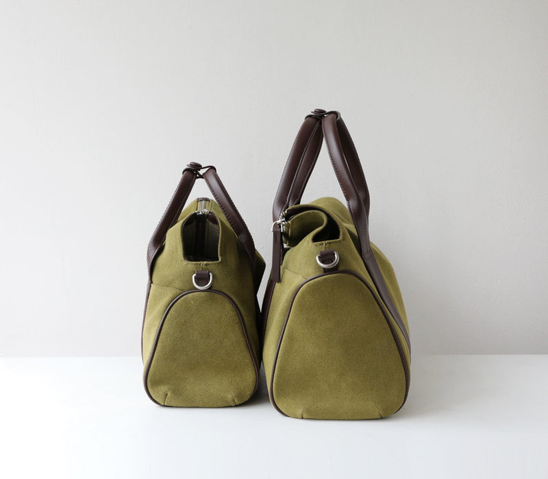 The Sawyer｜Suede bag  | Full-Grain Leather Bag