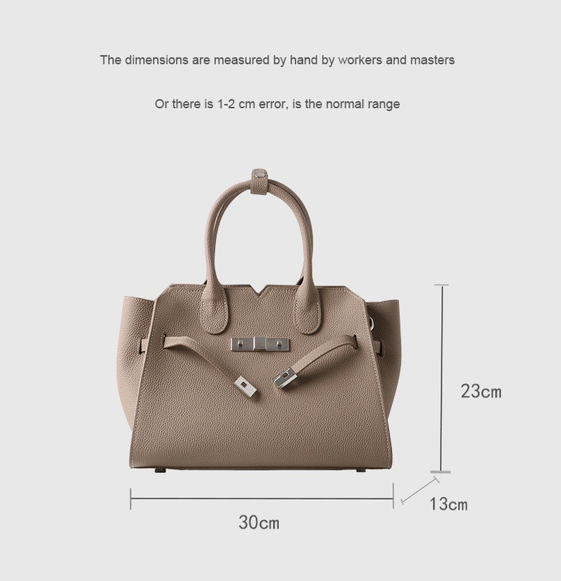 Full-Grain Leather Bag | Pure tea