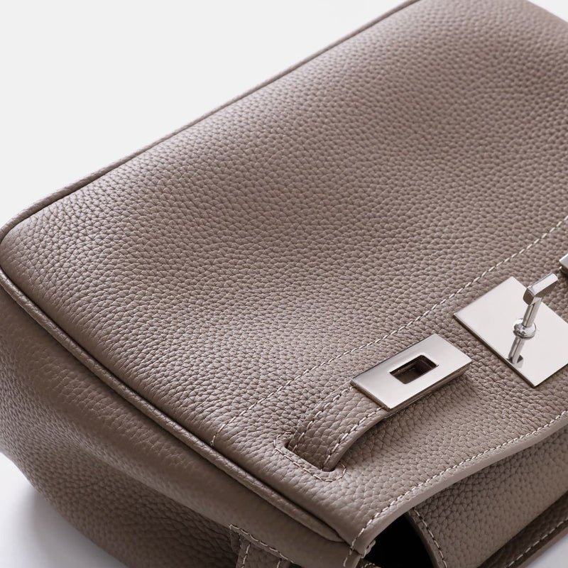 Full-grain Leather Bag | Tea