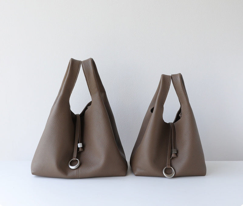 Full-Grain Lamb Leather Bag | Luna Ring
