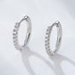 925 sterling silver earrings | 18K gold plated | Basic ring