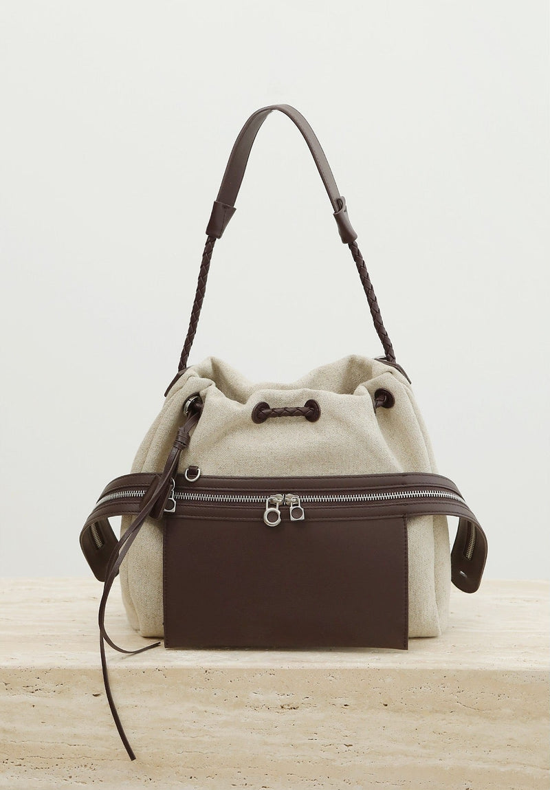 Linen Canvas and Full-Grain Leather | Envelope