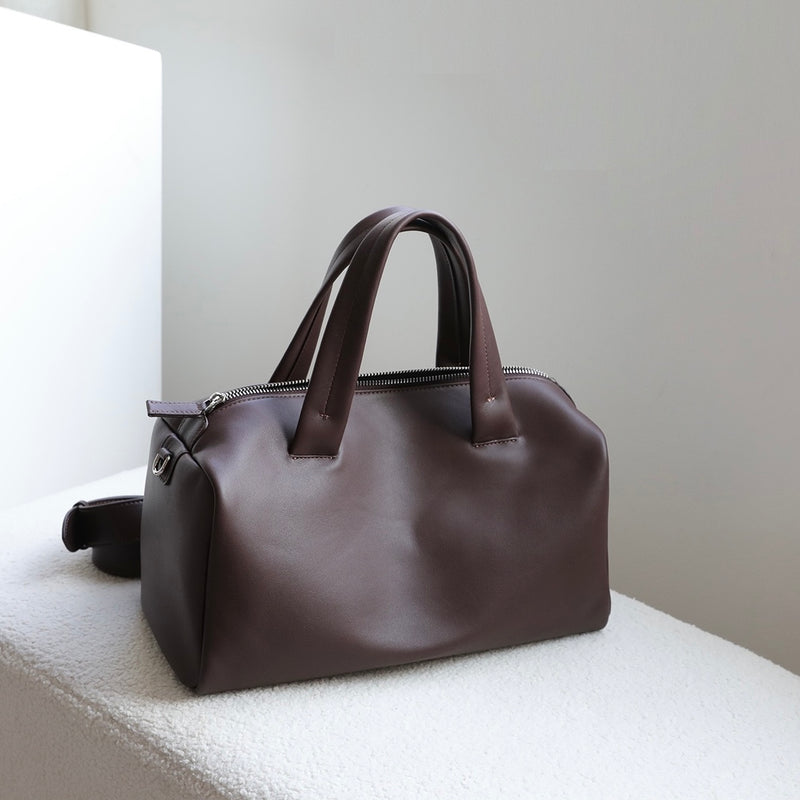 Full-Grain Leather Bag | Maison Boston