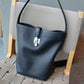 Full-Grain Leather Bag | Noir