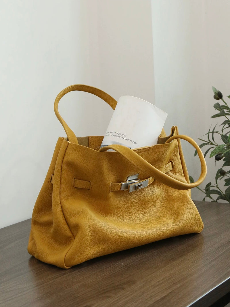 Full-Grain Leather Bag | Clouds