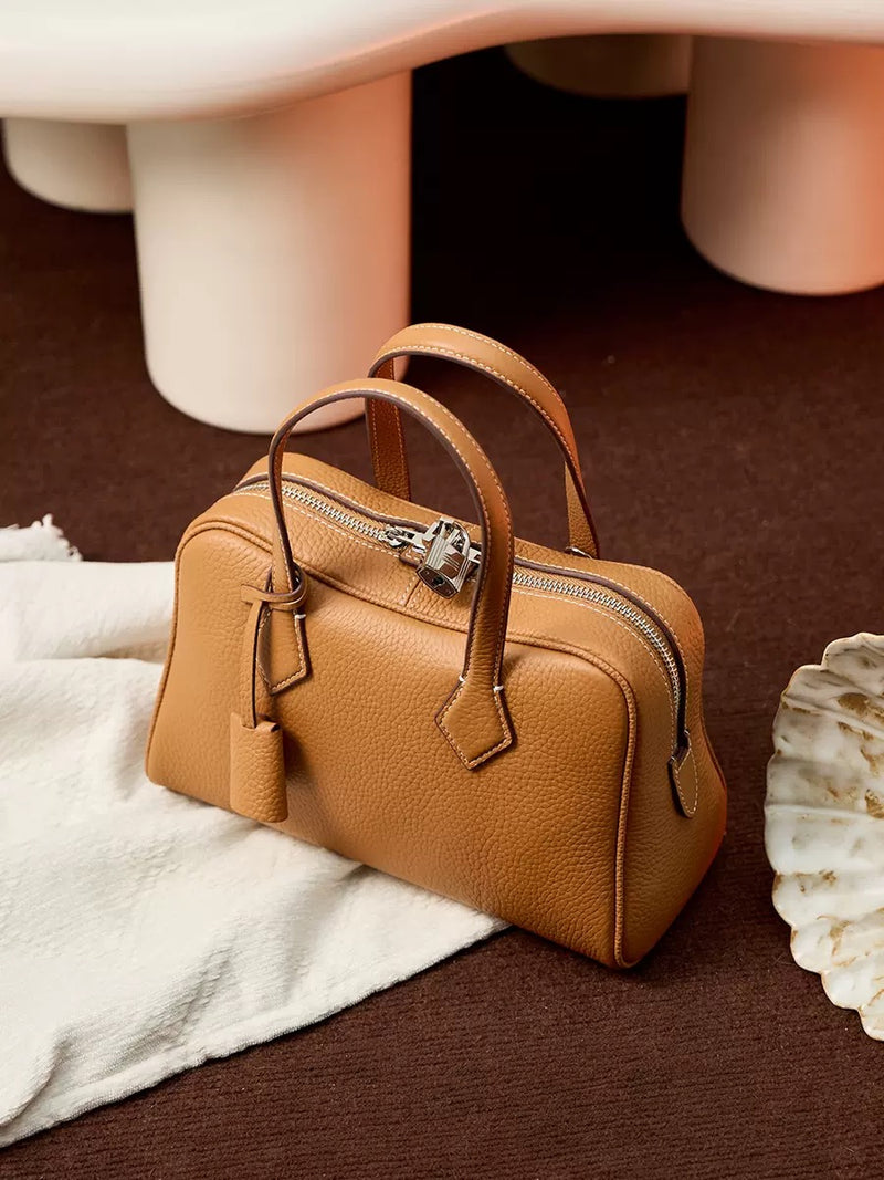 Full-Grain Leather Bag | Big World 2#