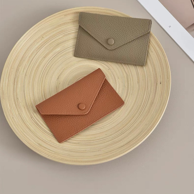 Genuine leather wallet | letter