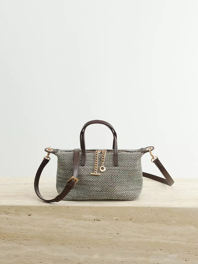 Flyknit Fabric and Full-Grain Leather Mini Bag | Breeze
