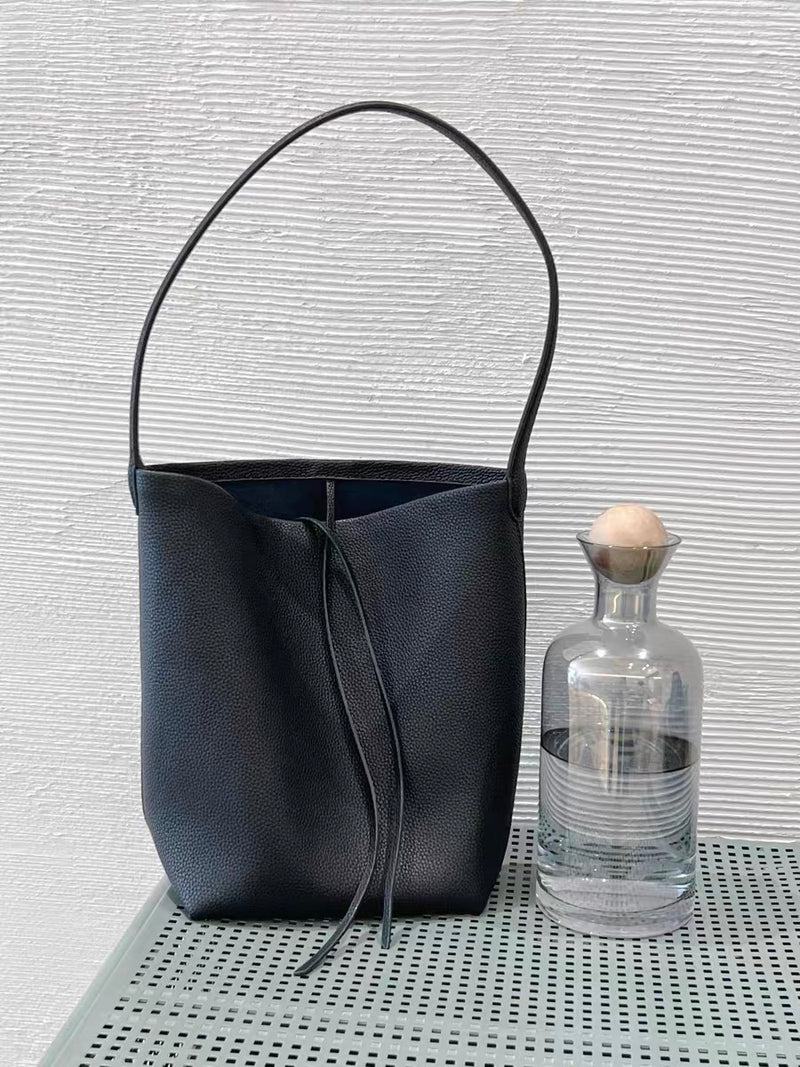 Full-Grain Leather bag | bucket handbag