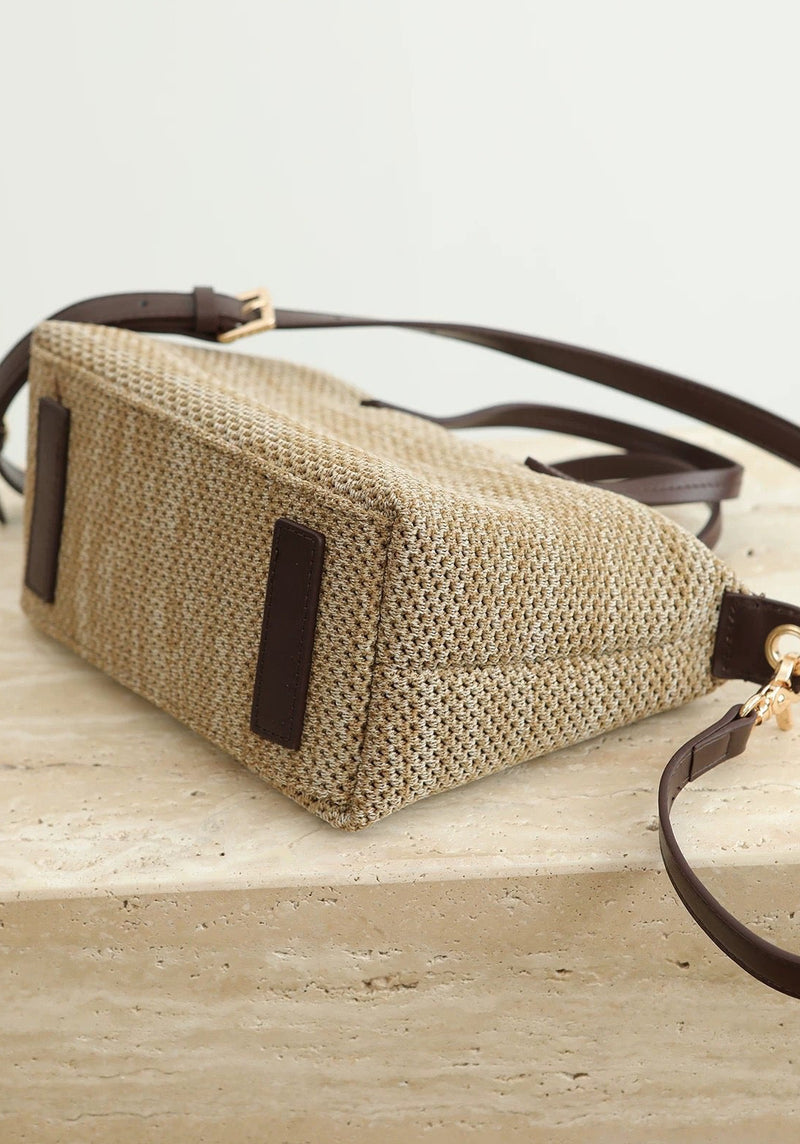 Flyknit Fabric and Full-Grain Leather Mini Bag | Breeze
