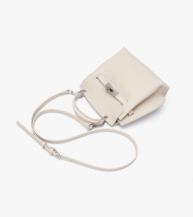 Full-Grain Leather  bag | First record-mini