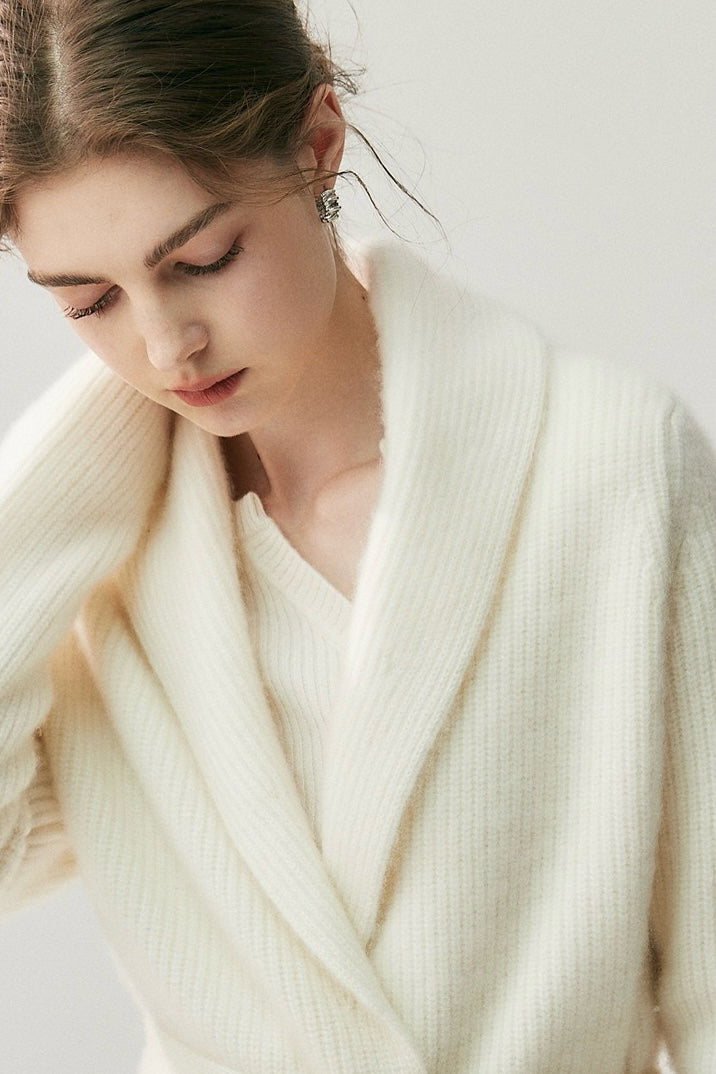 Cashmere sweater | Lumé Robe Coat